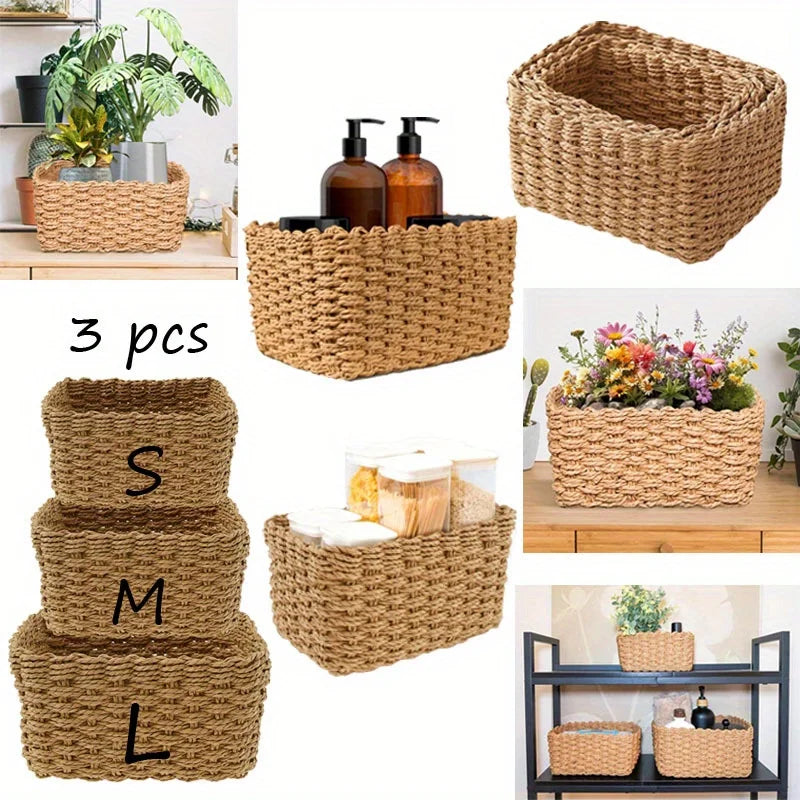 Braided Storage Baskets
