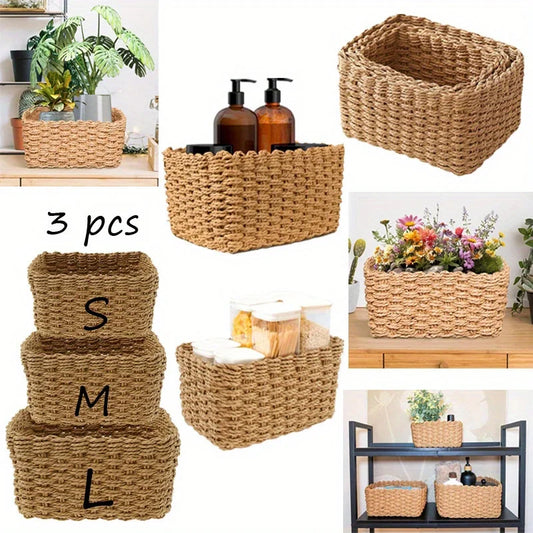 Braided Storage Baskets