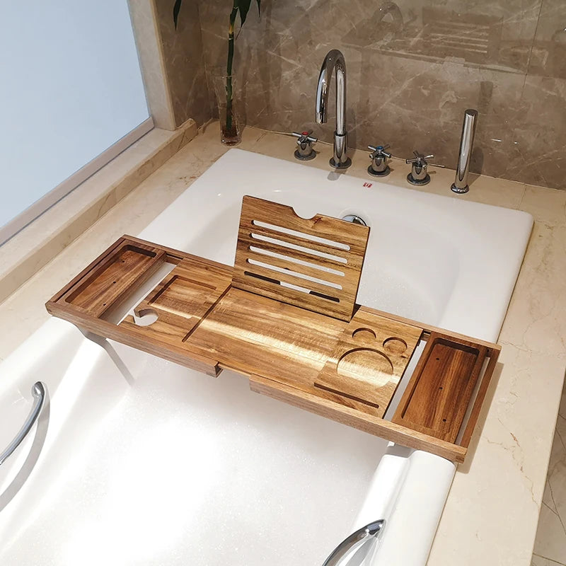 Luxury Wooden Bathtub Tray