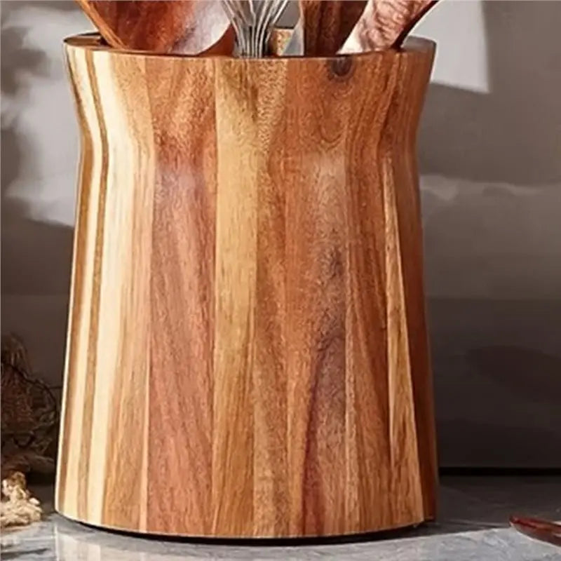 Wooden Utensil Holder