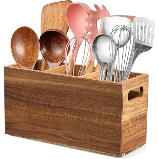Wooden Utensil Storage