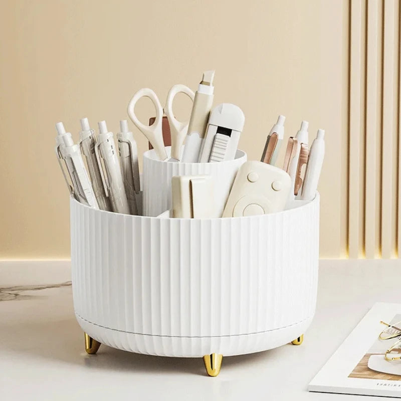 Rotating Makeup Brush Organizer