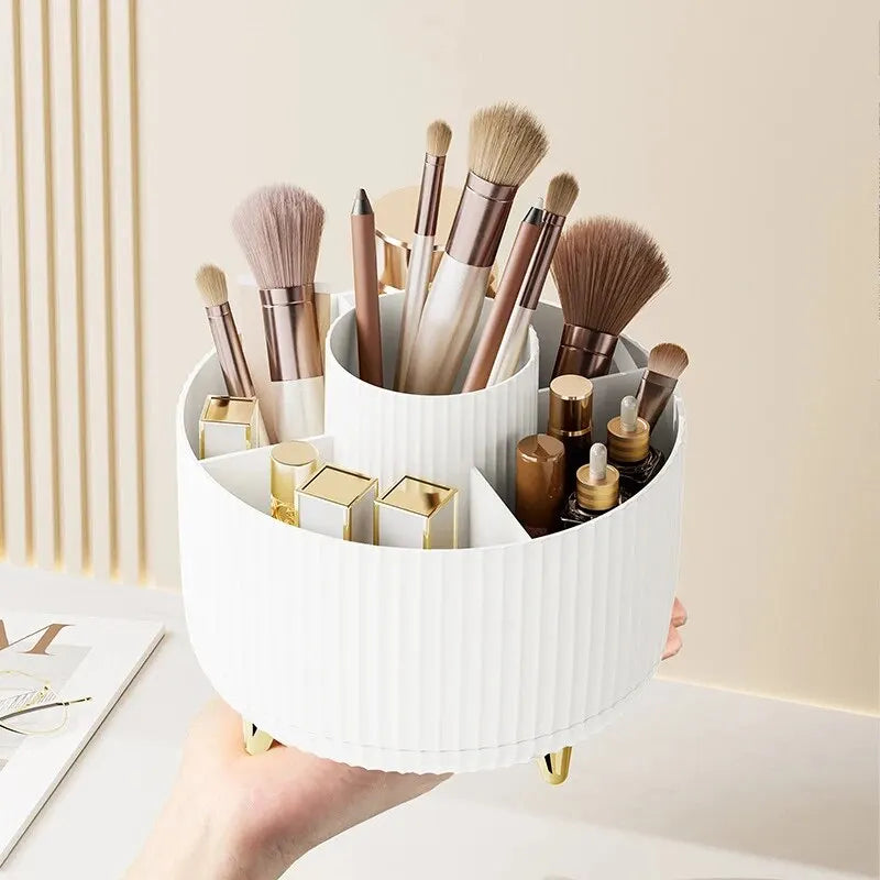 Rotating Makeup Brush Organizer