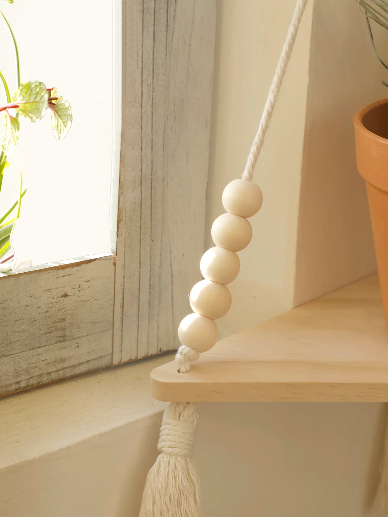 Wooden Hanging Shelf