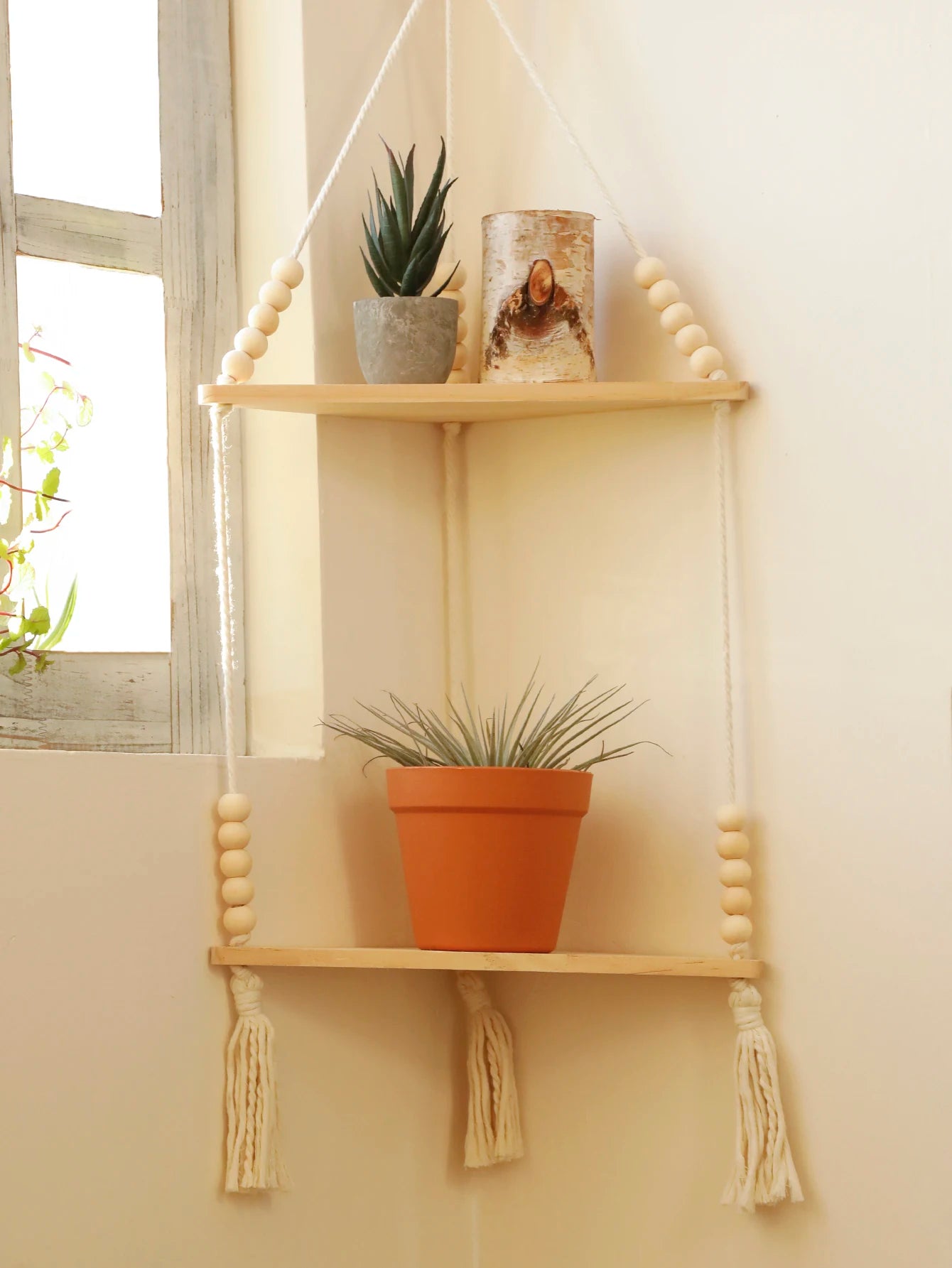 Wooden Hanging Shelf