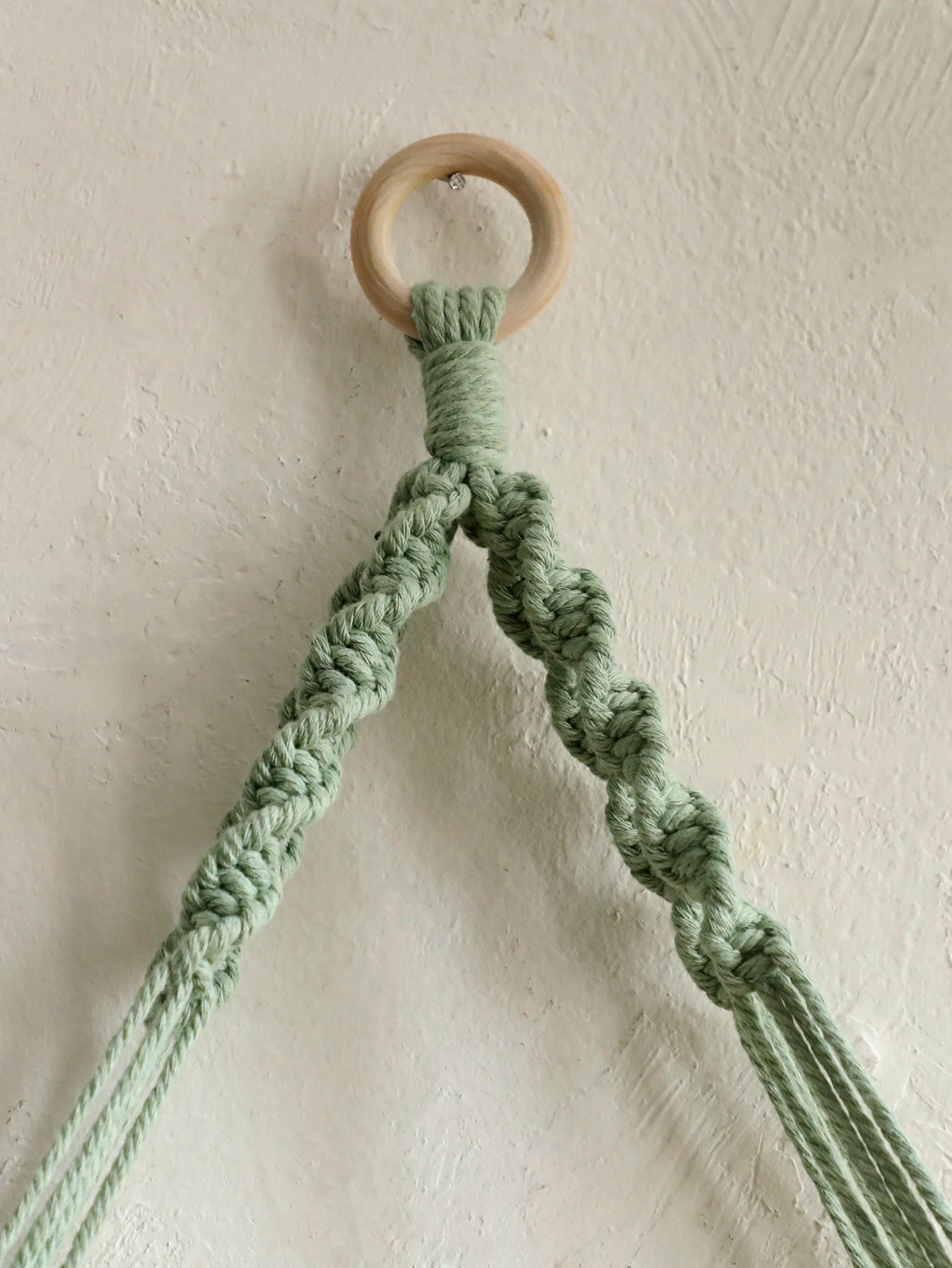 Floating Macrame Shelf