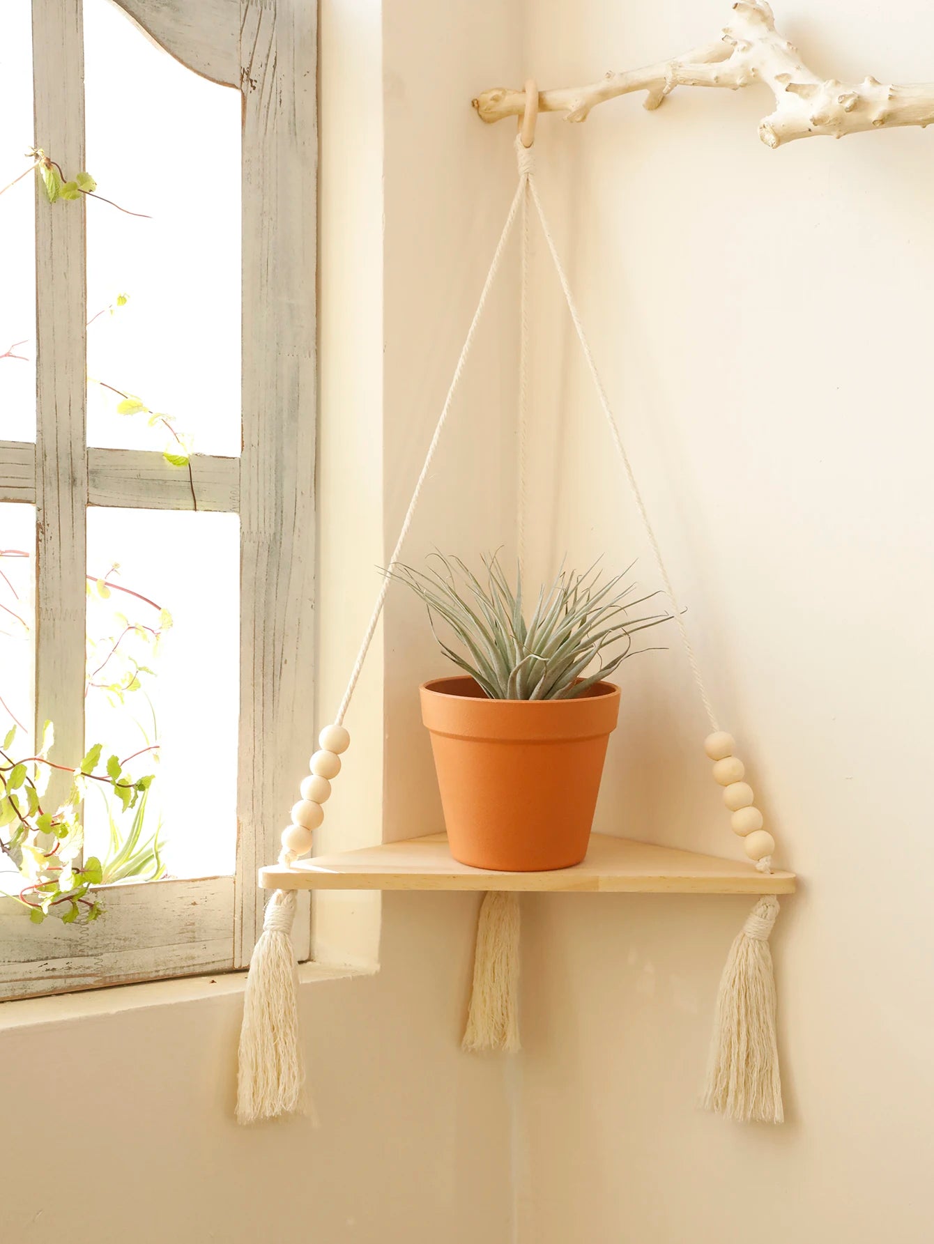 Wooden Hanging Shelf