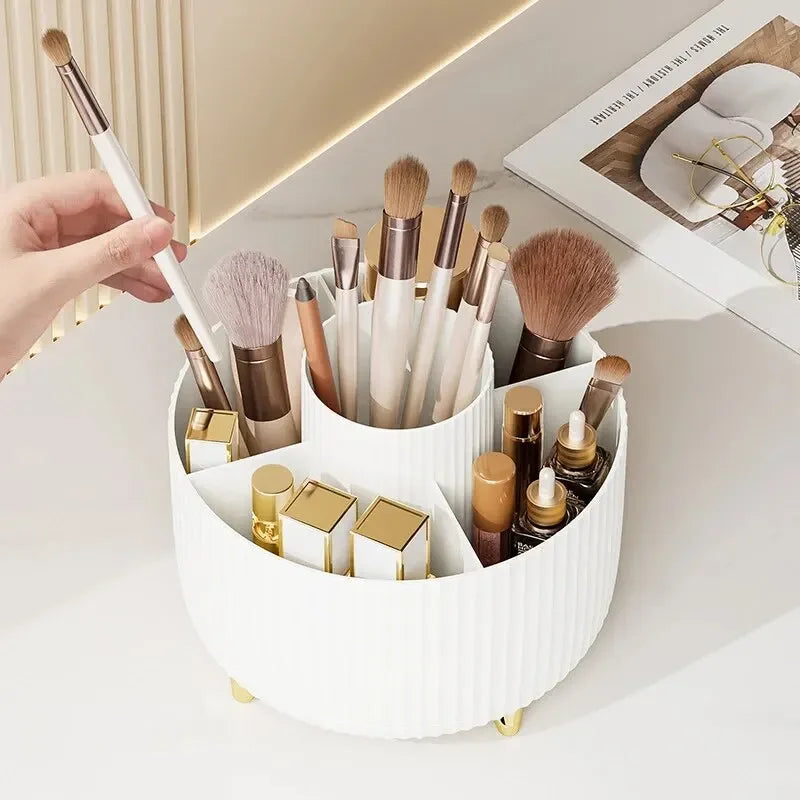 Rotating Makeup Brush Organizer