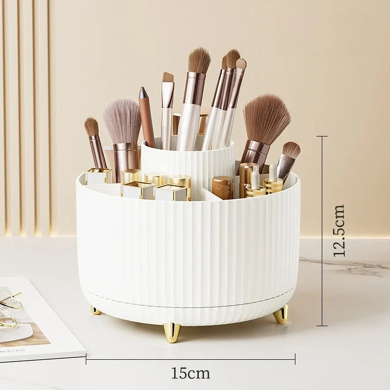 Rotating Makeup Brush Organizer