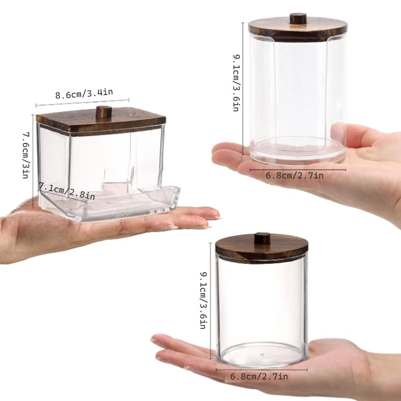 Bathroom Organizer Jars