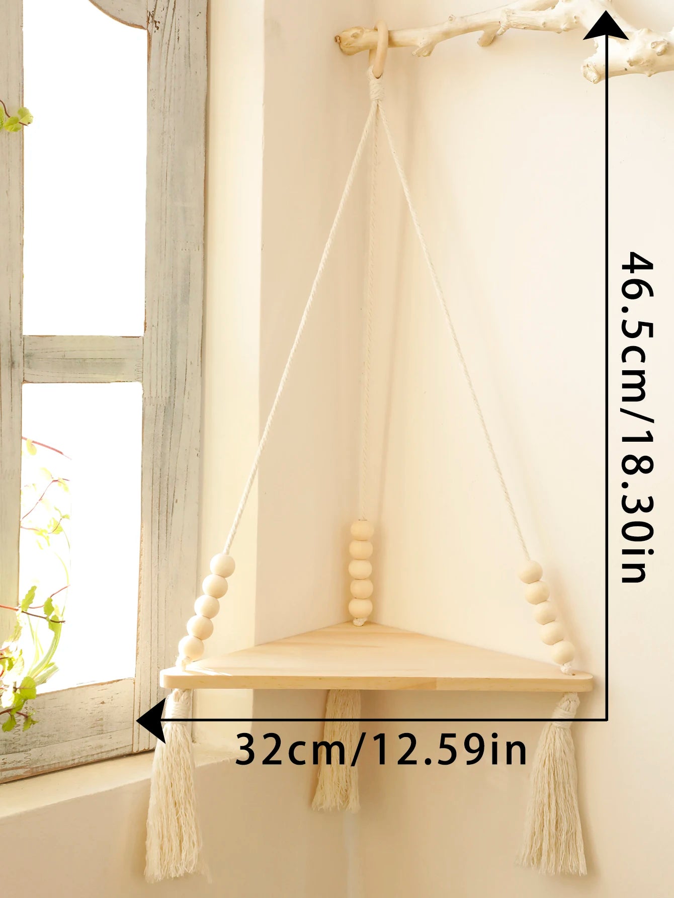 Wooden Hanging Shelf