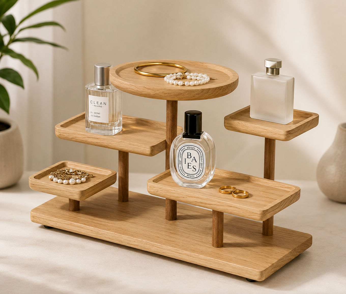 Wooden Display Shelf